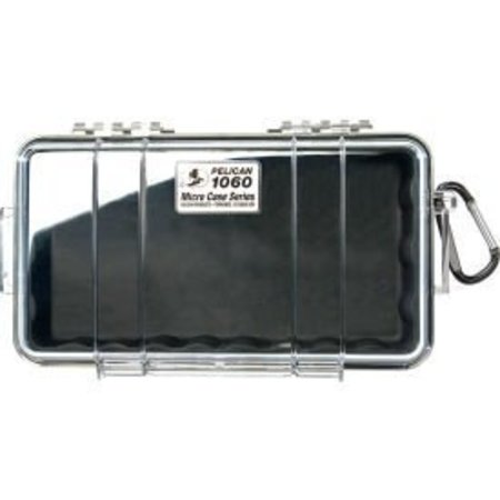 Pelican Products Pelican 1060 Watertight Micro Case With Liner 9-3/8" x 5-9/16" x 2-5/8", Black 1060-025-110